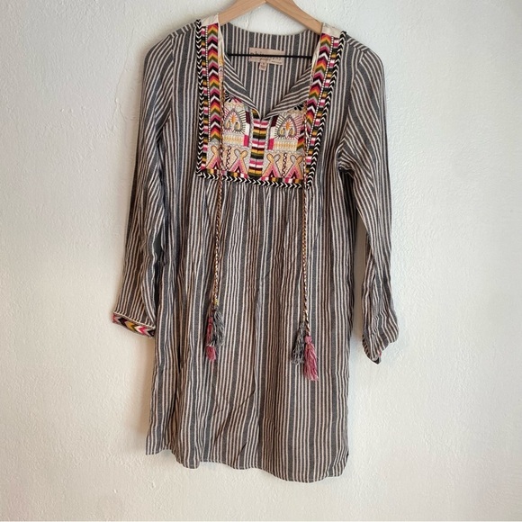 Philosophy Dresses & Skirts - Philosophy Gray Long Sleeve Sundress with Bishop Sleeves